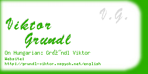 viktor grundl business card